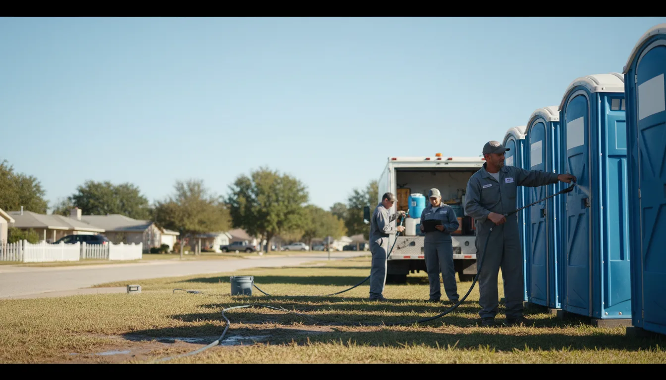 Long-Term Portable Toilet Rental in Senoia, GA near me